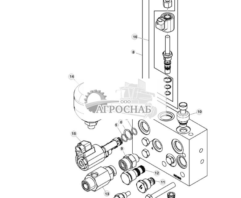 ГРУППА КОЛЛЕКТОРА (СЦЕПЛЕНИЕ СО СМАЗКОЙ) (YZ91441) MRTWCN1SB, MRTWCM1SB, MRTWSM1SB - ST305166 299.jpg